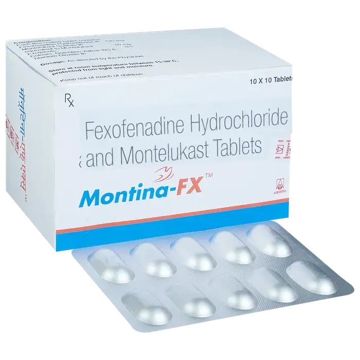 Montina FX 10mg/120mg Tablet